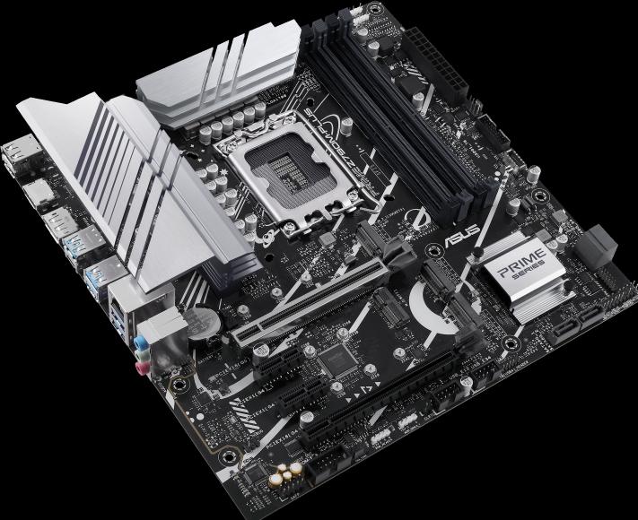Image du produit ASUS MB PRIME Z790M-PLUS (Intel,1700,DDR5,mATX) (LGA 1700, Intel Z790, mATX)