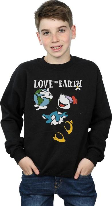 Actual product image Disney Boys Mickey Mouse Love The Earth Sweatshirt (152, 158)