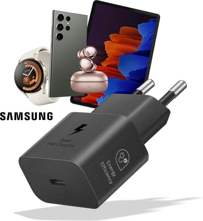 Actual product image Samsung PD Travel Adapter + USB-C cable (25 W)