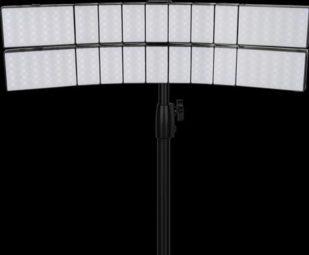 Immagine prodotto Sirui Dragon B25R-D Set di 2 pannelli LED RGB piegabili da 25W per foto e video (Batteria dell'unità flash)