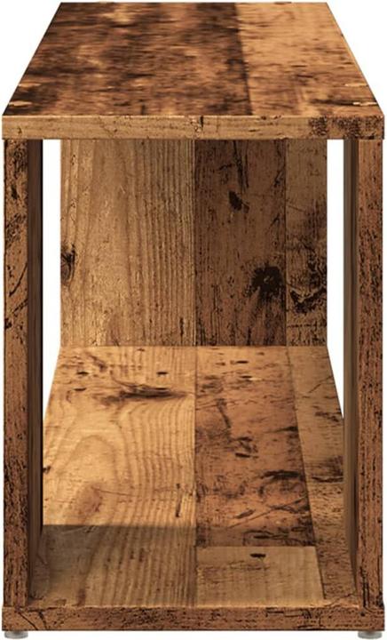 Actual product image VidaXL TV Schrank Lowboard Fernsehschrank Fernsehtisch TV Möbel Altholz-Optik (100 x 24 x 32 cm)