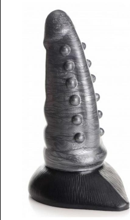 Actual product image Frisky Beastly Tapered Bumpy Silicone Dildo