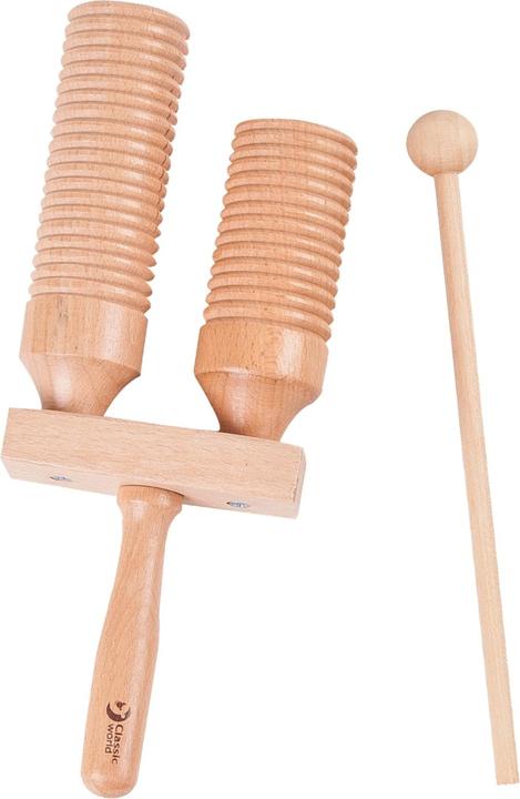 Actual product image Classic World Double guiro with stick