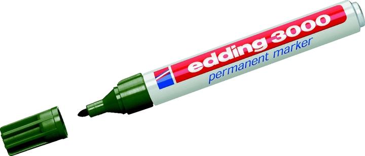 Immagine prodotto Edding Marcatore permanente 3000 (Verde oliva, 1.50 mm, 1 x)