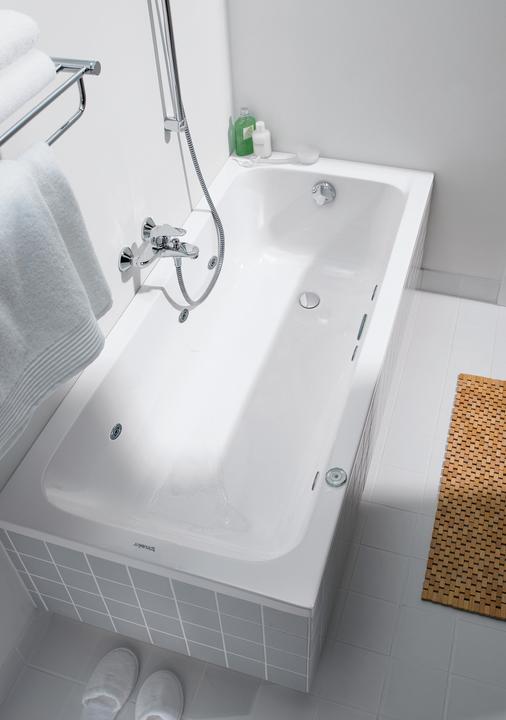 Actual product image Duravit Rectangular whirlpool tub D-CODE 110 l 1700x700 we 1 RS Jet Project (110 l, 170 cm, 70 cm)
