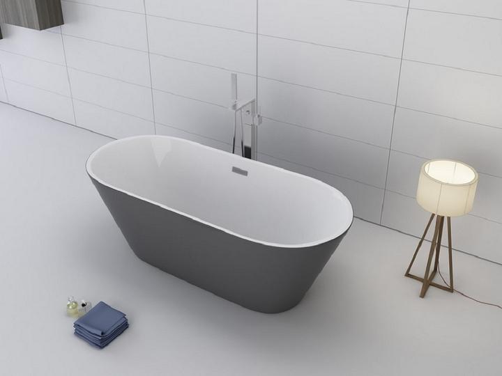 Actual product image Jet-Line LAUSANNE II bathtub grey (170 cm, 80 cm)