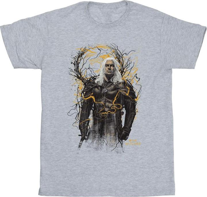 Immagine prodotto Netflix The Witcher Smoking Wolf Maglietta Uomo (S)