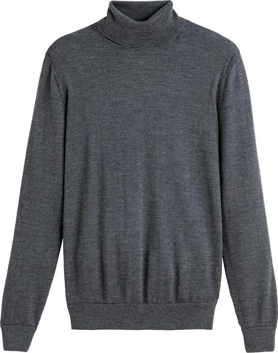 La Redoute Collections Rollkragenpullover aus 100% Merinowolle