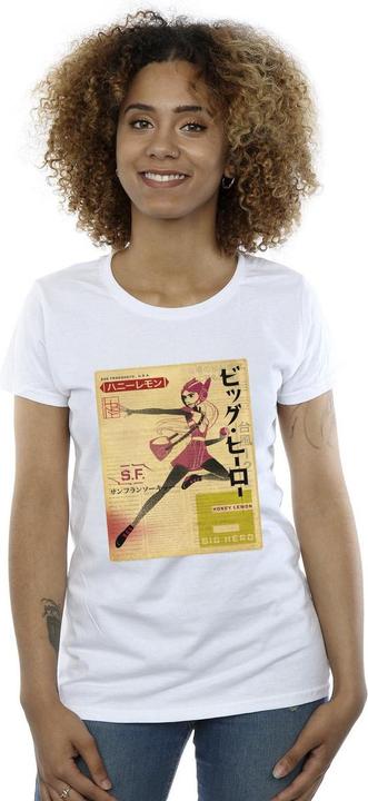 Produktbild Disney Big Hero 6 Baymax Honey Lemon Newspaper TShirt (XXL)