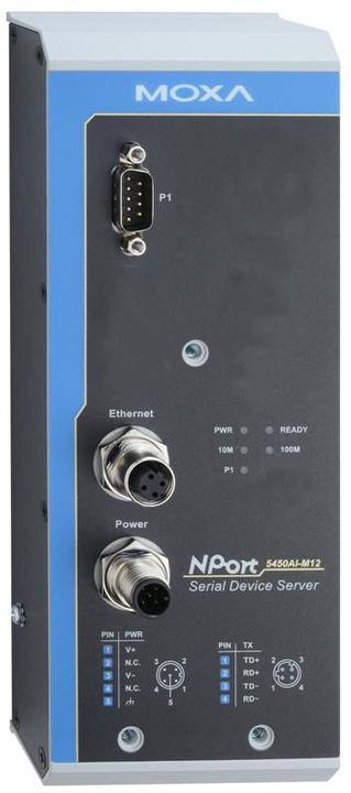 Immagine prodotto Moxa NPort 5150AI-M12 - Server di dispositivi - 100Mb LAN