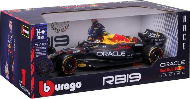 Actual product image Bburago Red Bull Racing F1 RB19 Max Verstappen 2023