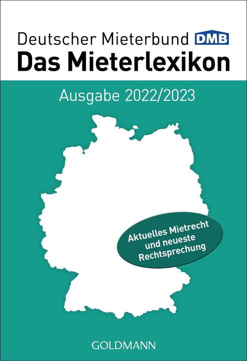 Produktbild Das Mieterlexikon - Ausgabe 2022/2023 (Deutsch, Deutscher Mieterbund Verlag GmbH, 2022)