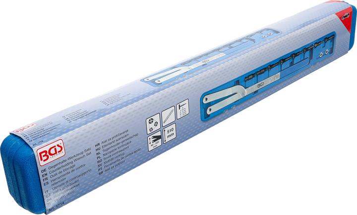 Image du produit BGS Outil de blocage de poulies avec tenons échangeables