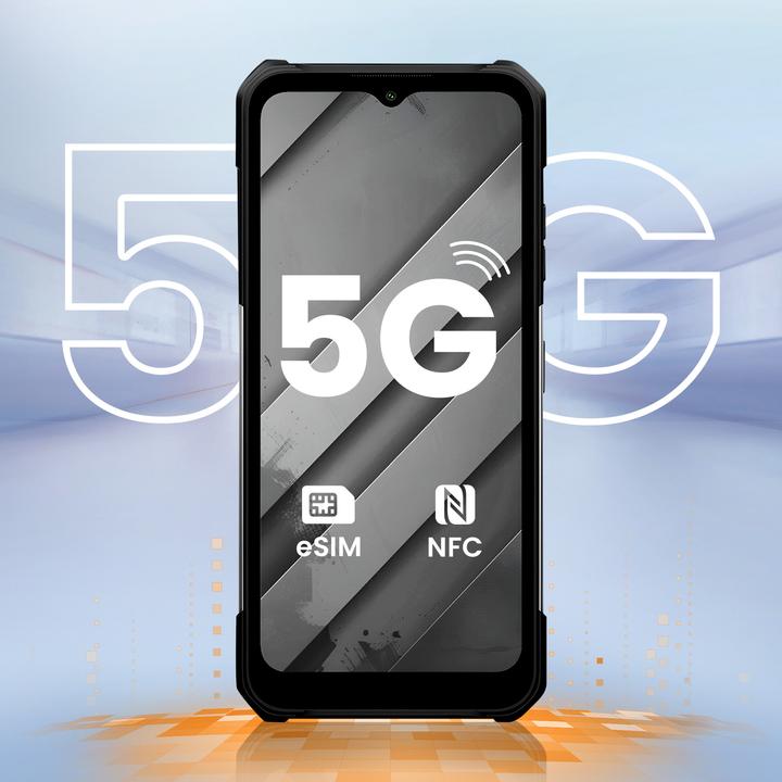 Actual product image Myphone Construction 2 5G (2 GB, Black, 259.06", SIM + eSIM, 5G)