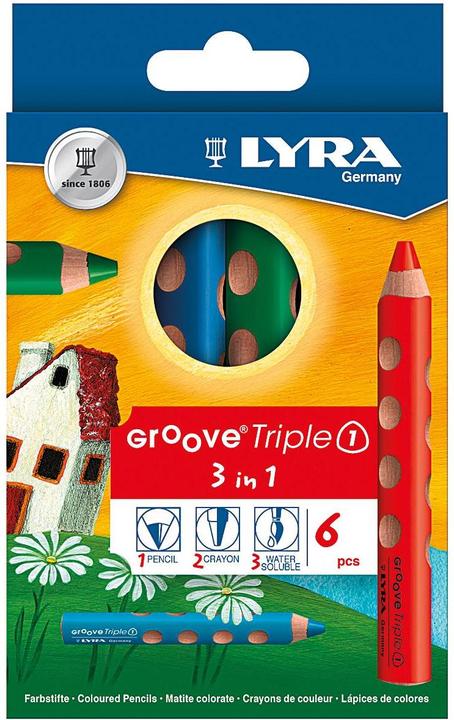Produktbild Lyra Groove Triple 1 (Mehrfarbig, 6 x)