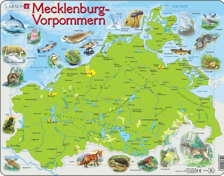 Actual product image Larsen Mecklenburg-Western Pomerania (physical) (60 pieces)