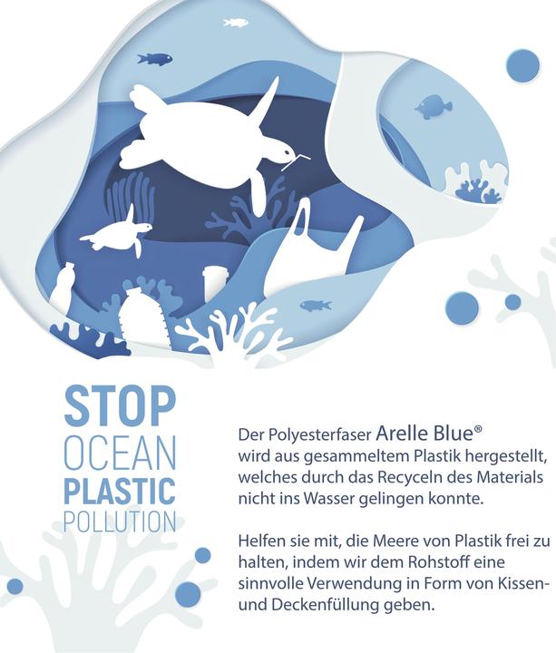 Produktbild Aspero Einziehdecke aus recyceltem Material REIMS (100 g, 135 x 200 cm)