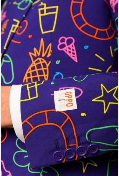Produktbild OppoSuits Doodle Dude Kostüm Anzug - für Karneval Fasching (52)