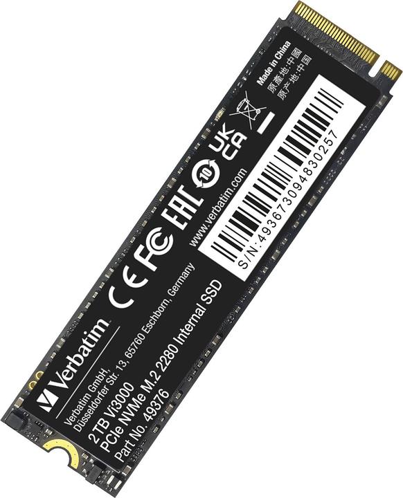 Produktbild Verbatim Vi3000 (2000 GB, M.2 2280)