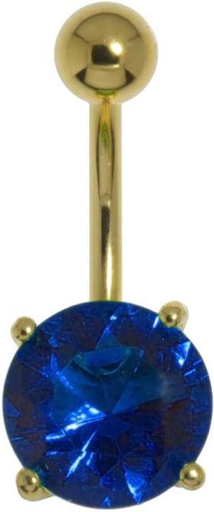 Image du produit Bijouteria Piercing nombril (Acier inoxydable, Plaqué or, Zircone)