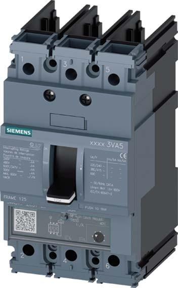 Immagine prodotto Siemens Interruttore automatico 60A 3p opt.motorantr 3VA5160-5EF31-0AA0