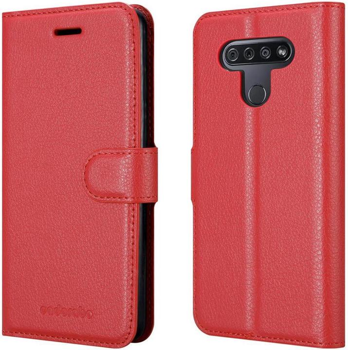 Actual product image Cadorabo Book with stand function cover (LG KQ51)