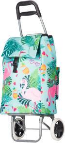 Produktbild Nouvel Thermo-Einkaufs-Trolley "Flamingo", 33 x 21 x 93 cm, türkis (30 l)