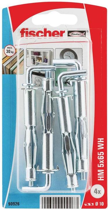 Produktbild Fischer Hohlraum-Metalldübel HM 5x65 H K (4) (4 Stk.)