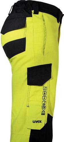 Actual product image Uvex Sports uvex suXXeed multifunction work trousers yellow, warning yellow 23 (23)
