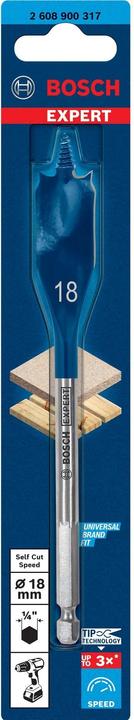 Immagine prodotto Bosch Professional Zubehör Expert SelfCut Speed fresa piatta, 18 x 152 mm (18 millimetri)