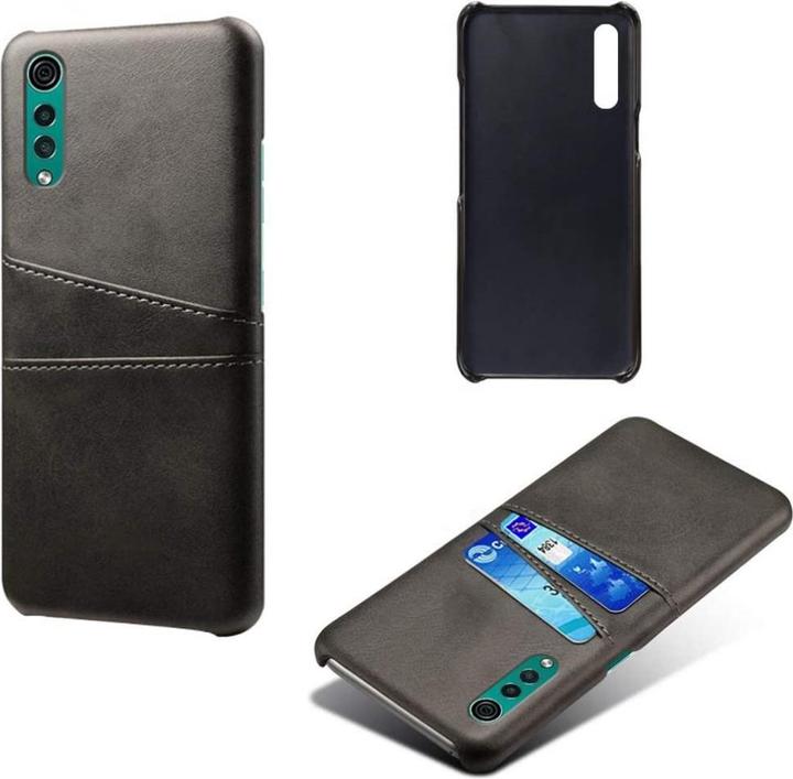Produktbild Screenguard LG Velvet CardCaddy Leder Backcase mit Kartenfächern (LG Velvet)