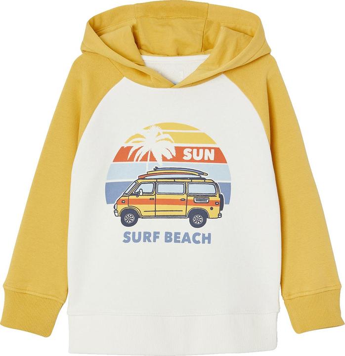 Vertbaudet Jungen Kapuzensweatshirt mit Surfer-Print