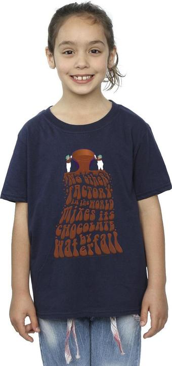 Image du produit Willy Wonka & the Chocolate Factory - T-shirt CHOCOLATE WATERFALL - Fille (140, 146)