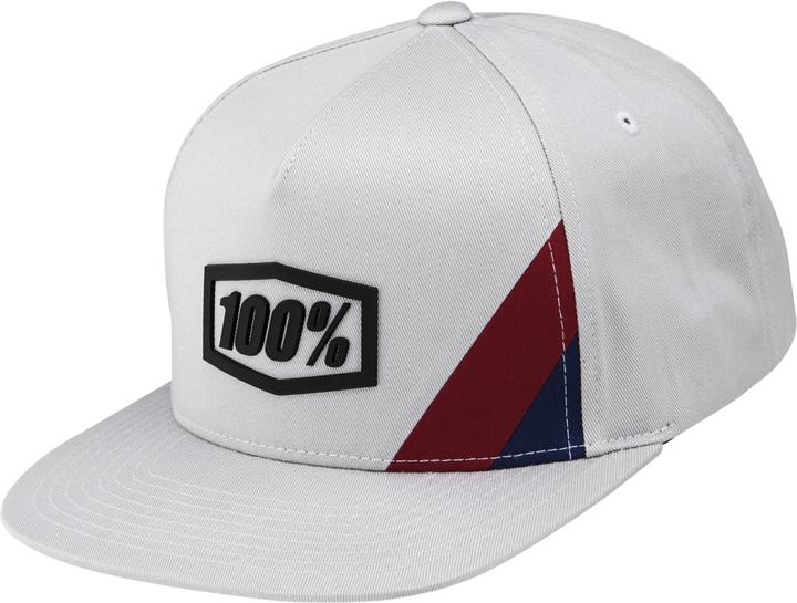 Produktbild 100% Cap Cornerstone Snapback hellgrau (One Size)