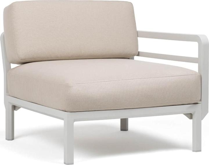 Maximo End Unit Gesso-Perla