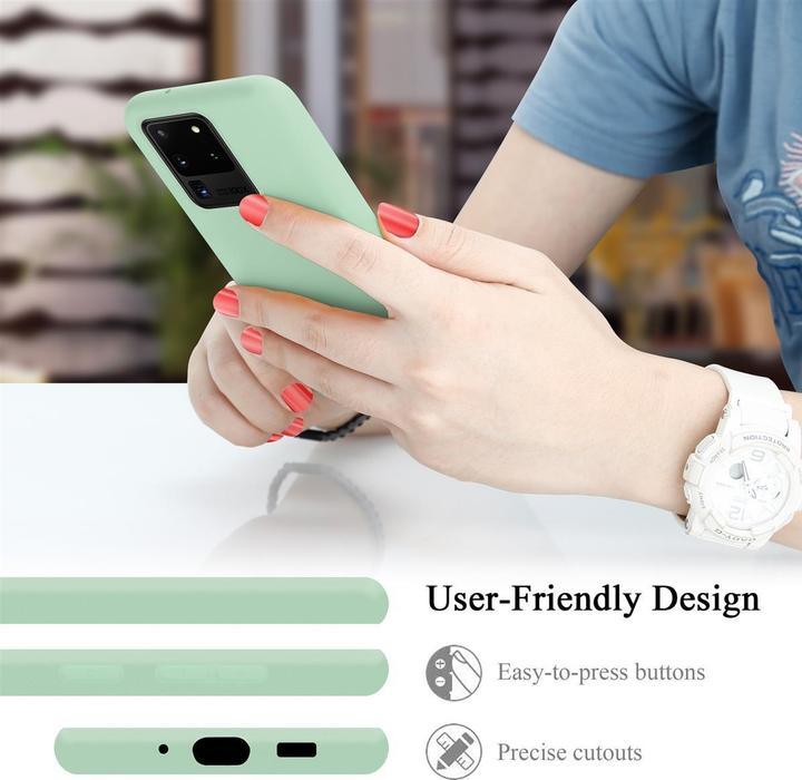 Actual product image Cadorabo TPU Liquid Silicone Case Cover (Samsung Galaxy S20 Ultra)
