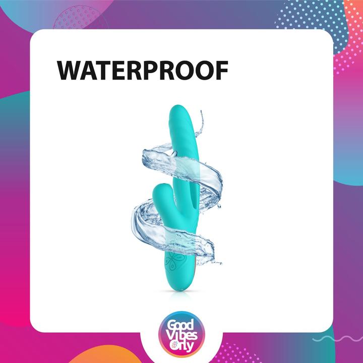 Actual product image Good Vibes Only Lisa - Thrusting Rabbit Vibrator with G-Spot Stimulator