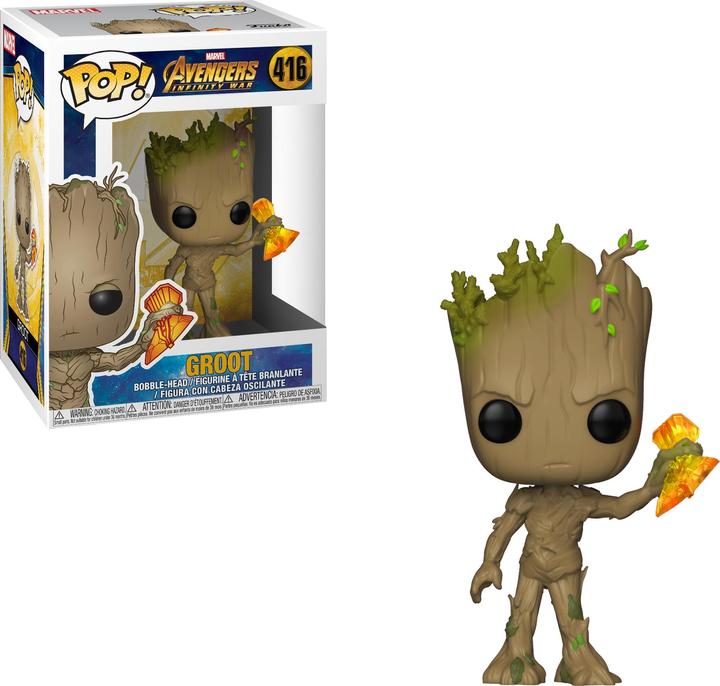 Actual product image Funko POP! - Avengers Infinity War: Groot Stormbreaker