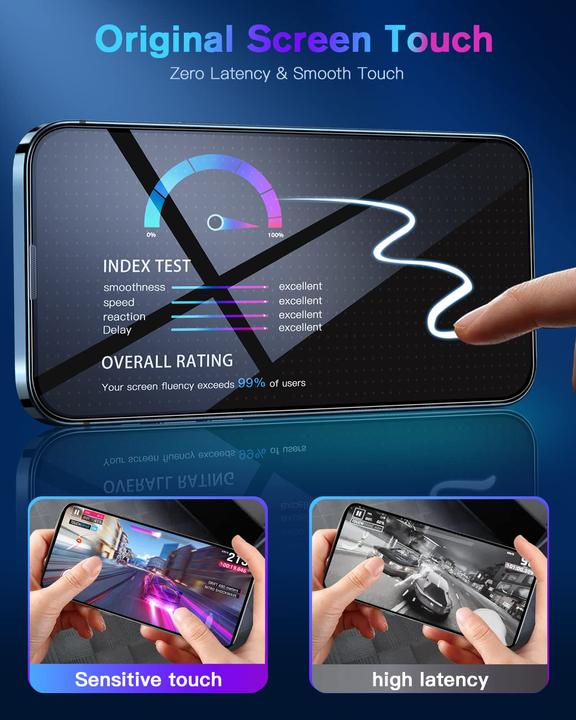Actual product image PhoneLook Vitre de protection intégrale avec système de montage automatique anti-bulles et anti-poussière 3D (Apple iPhone 16)