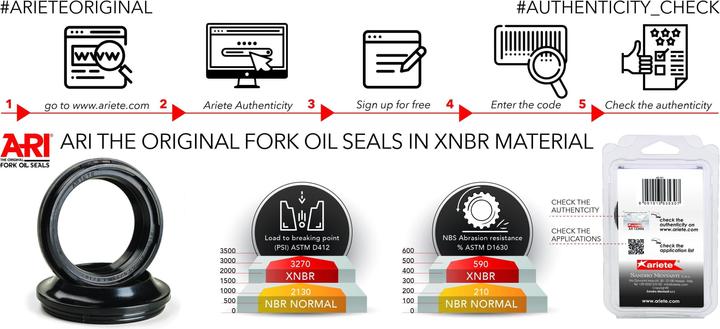 Produktbild Ariete Fork Oil Seals - 38