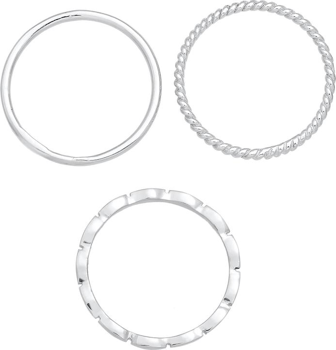 Produktbild Elli Geo, Ring Set, Twisted (52, 925 Silber)