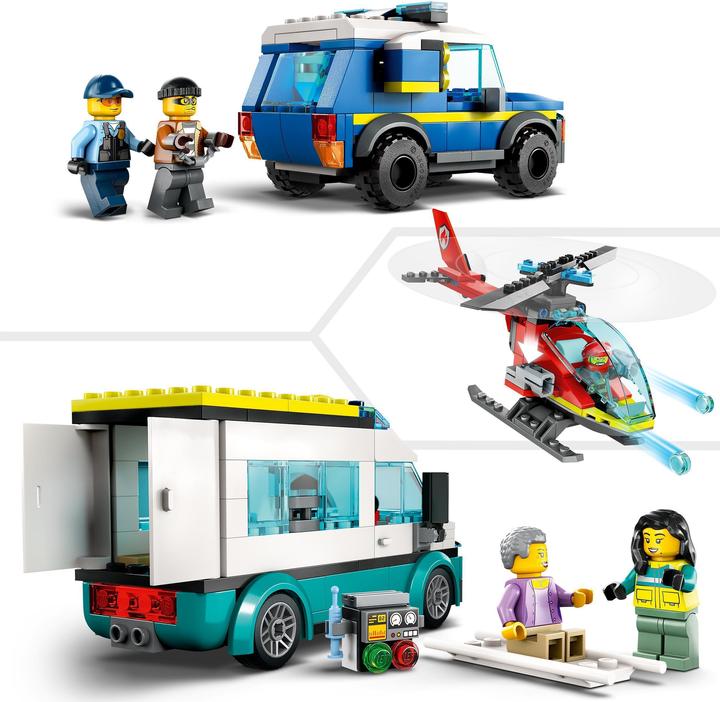 Immagine prodotto LEGO 60371 Sede del veicolo di soccorso (60371, LEGO City)