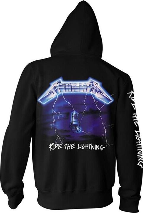 Metallica Erwachsene Ride The Lightning Full Zip Hoodie (S)