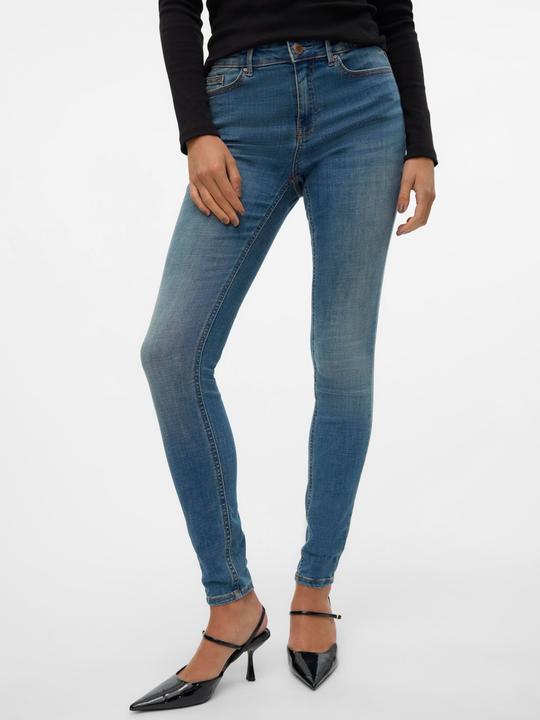 Actual product image Vero Moda VMFLASH Mid Rise Skinny Fit Jeans Skinny Jeans (30)