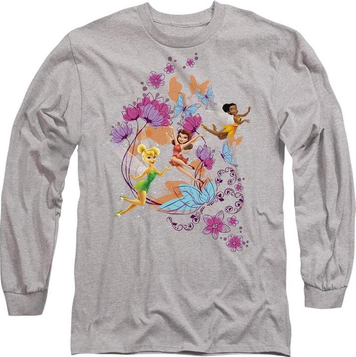 Actual product image Disney Interactive Studios Unisex Adult And Butterflies Tinker Bell & Rosetta T-Shirt (XXL)