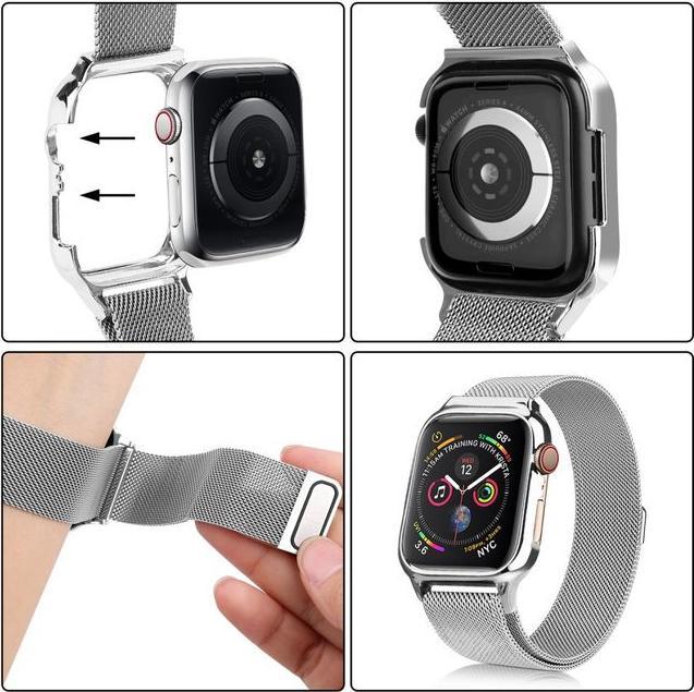 Immagine prodotto MU Classic Bracciale in acciaio inossidabile serie RJT con chiusura magnetica (40 mm, Acciaio inossidabile)