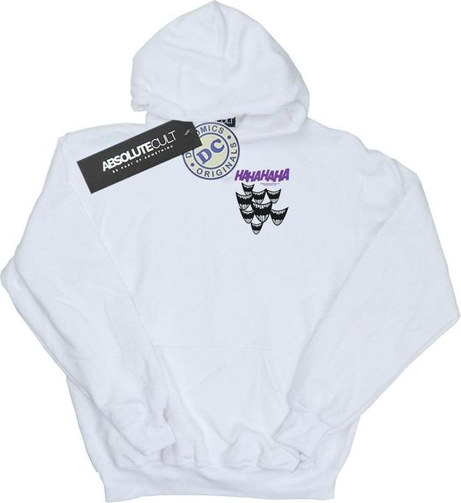 Batman Joker Lächeln Brust drucken Hoodie