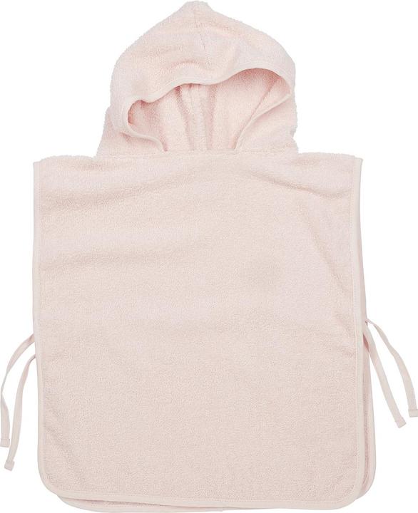 Meyco Badponcho en éponge 1-3 jaar rose pâle