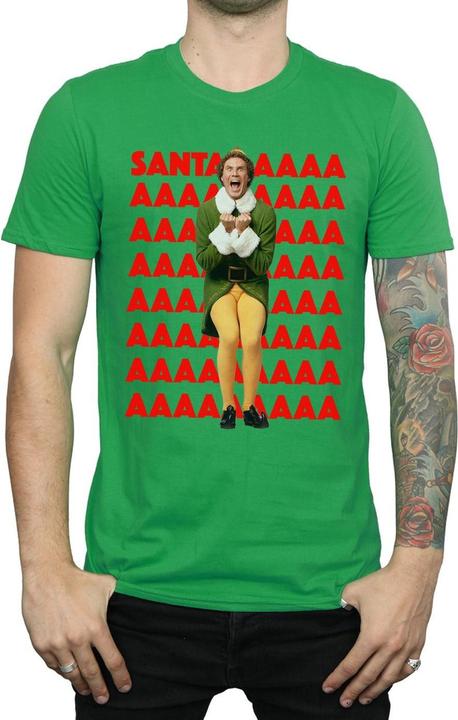Produktbild Elf Buddy Santa Scream TShirt (XXL)