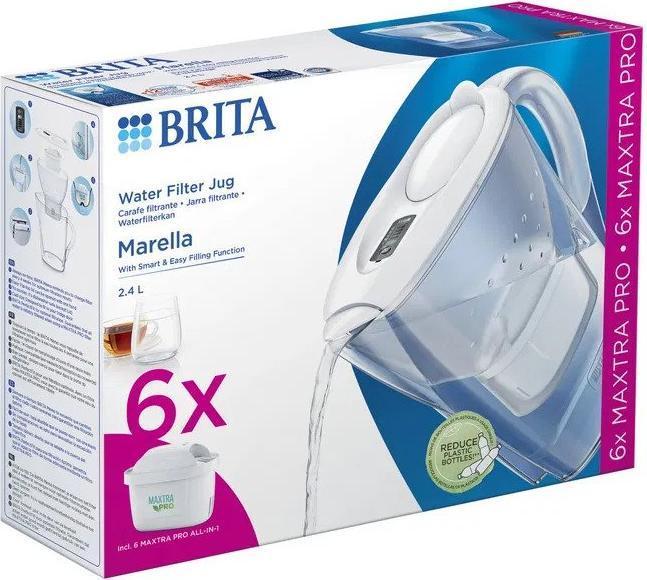 Brita Marella White + 6 Mxpro